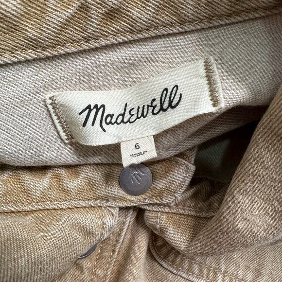 Madewell Tan Denim Jacket Dress - Picture 5 of 8